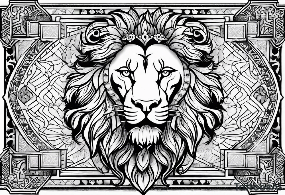 Morocco and lions tattoo idea