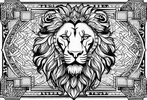 Morocco and lions tattoo idea