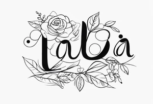 My daughter's name, Lia Denise tattoo idea