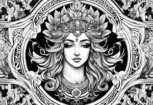 greek mythology arm sleeve tattoo idea