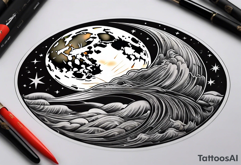 the moon is a harsh mistress tattoo idea