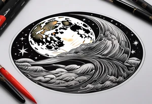 the moon is a harsh mistress tattoo idea