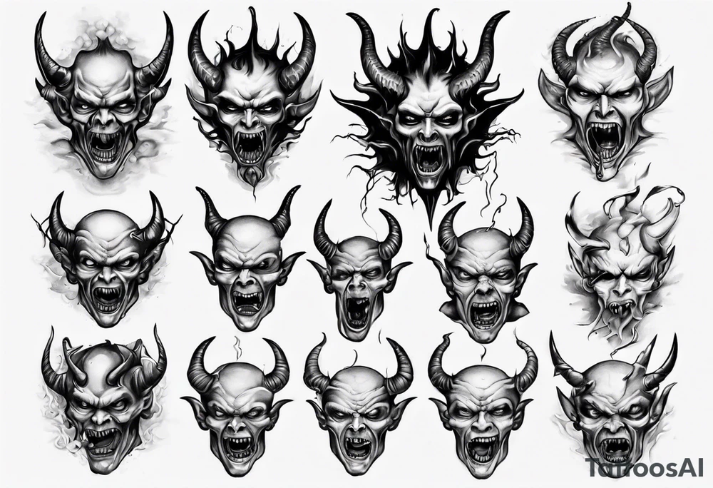 demons in my head tattoo idea