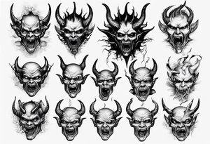 demons in my head tattoo idea