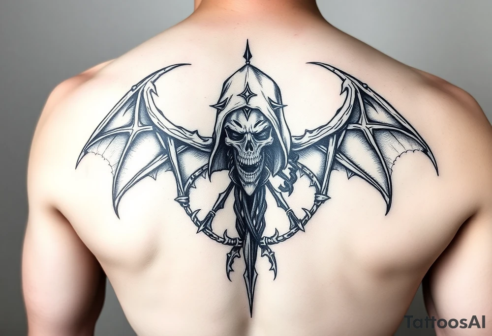 Reaper 666 satan lillith tattoo idea