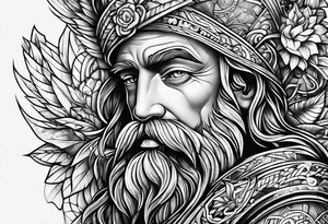 father puzzle tattoo idea