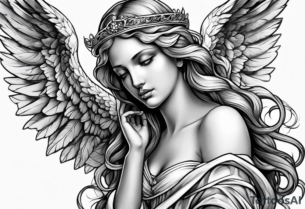 Biblical accurate angel tattoo idea