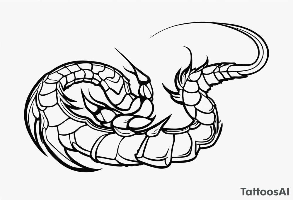 scorpio tattoo idea