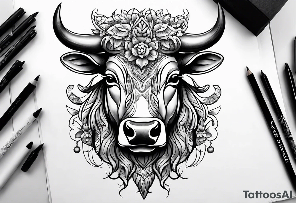 Taurus tattoo idea