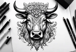 Taurus tattoo idea