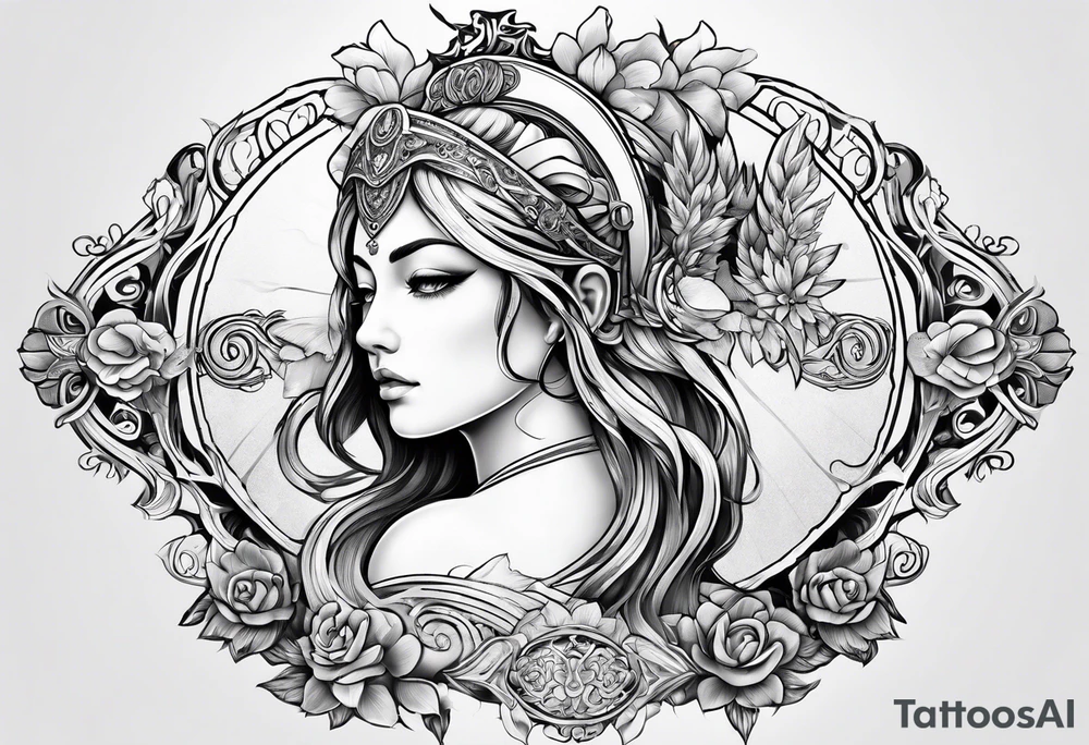 Athena tattoo idea