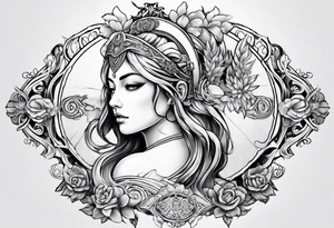 Athena tattoo idea