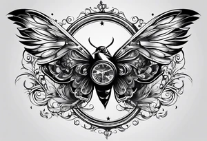 time flying tattoo idea