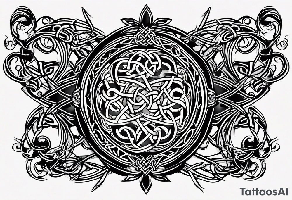 Strength change loyalty Celtic tattoo idea