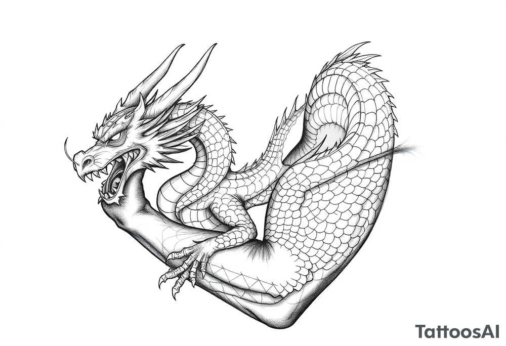dragon tattoo idea