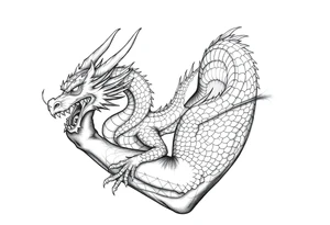 dragon tattoo idea