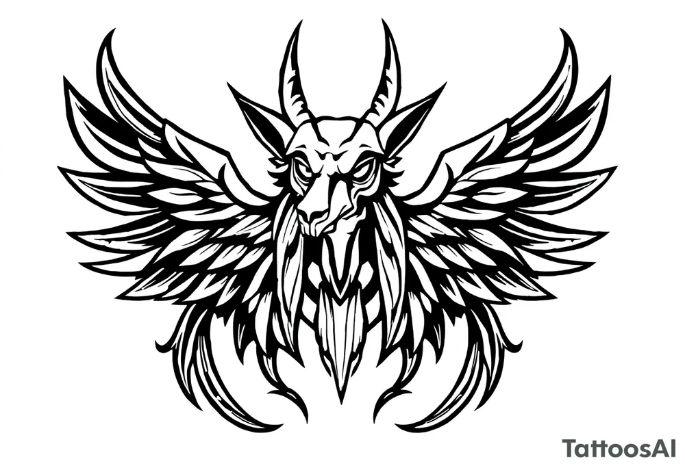 anubis tattoo idea