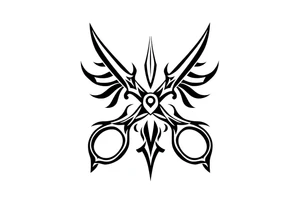 Scissors tattoo idea
