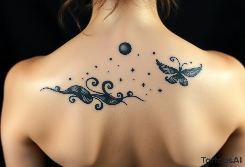 Night sky tattoo idea