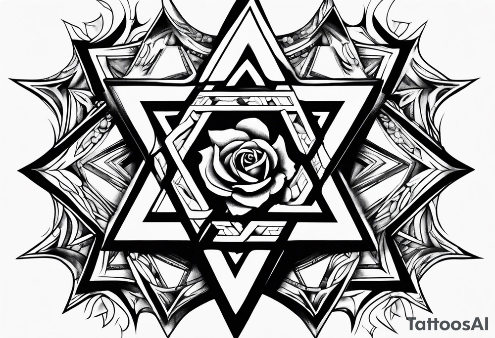 Star of David tattoo idea