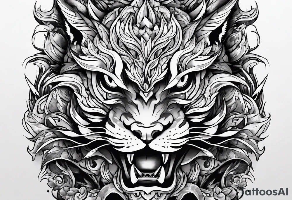 An anhk that looks like twisted metal tattoo idea