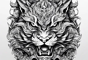 An anhk that looks like twisted metal tattoo idea