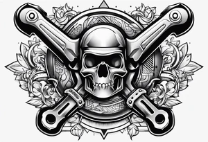 wrench and ratchet tattoo idea