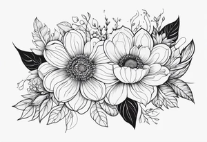 Eu quero uma tatuagem estilo suminagashi, com flores, uma coisa bem fluida tattoo idea