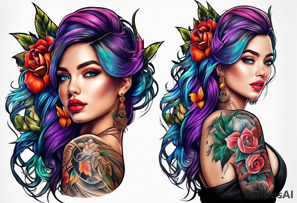 People tattoo idea