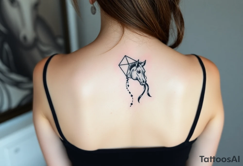 Lost Horse kite rip mum tattoo idea