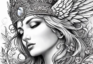 Angel murial heaven tattoo idea