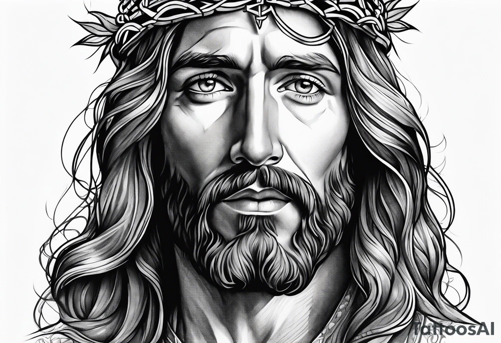 jesus tattoo idea
