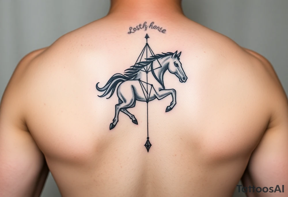 Lost Horse kite rip mum tattoo idea