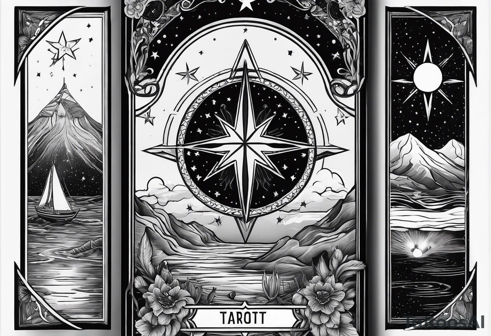 the star (tarot card) with Aquarius feeling tattoo idea the star (tarot card) with Aquarius feeling tattoo idea