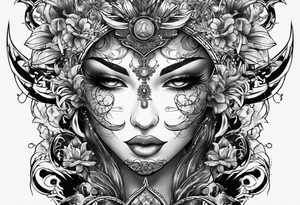 A tattoo that states pain and discipline to achieve your goals in life. it should be placed on the upper back and should express also catholic religion tattoo idea