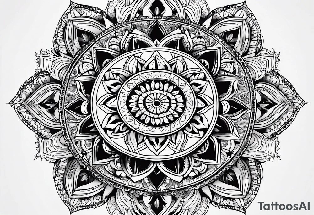 mandala tattoo idea