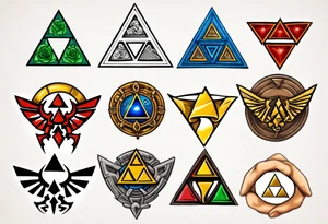 triforce tattoo idea
