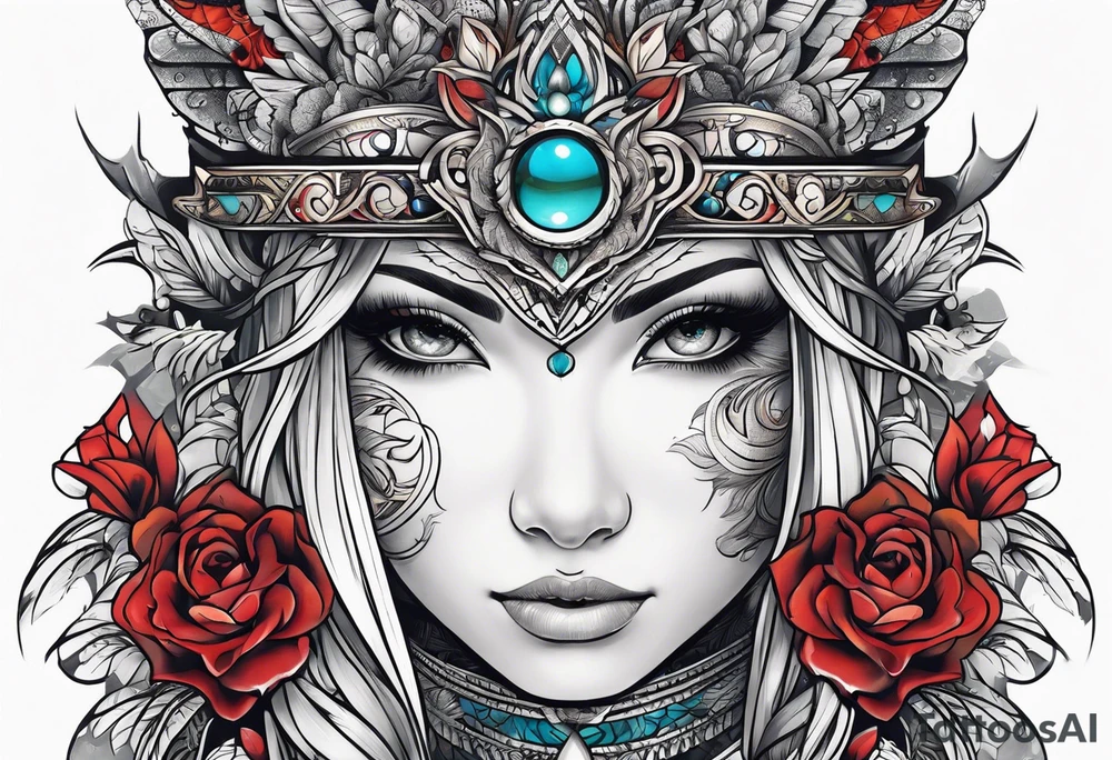 Monstress tattoo idea