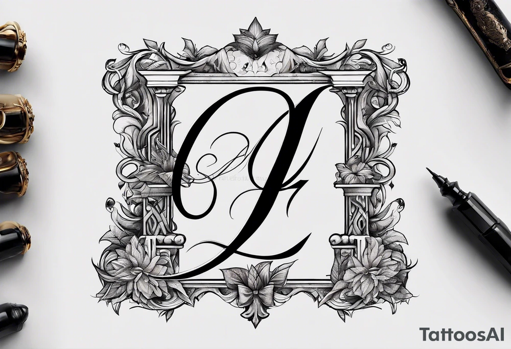A secret alphabet tattoo idea