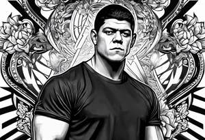 Nick diaz tattoo idea