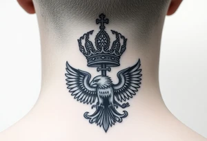 St. George 
Russian imperial crown above the eagle
Russian sabre
The Kremlin or St. Basil's Cathedral scene tattoo idea