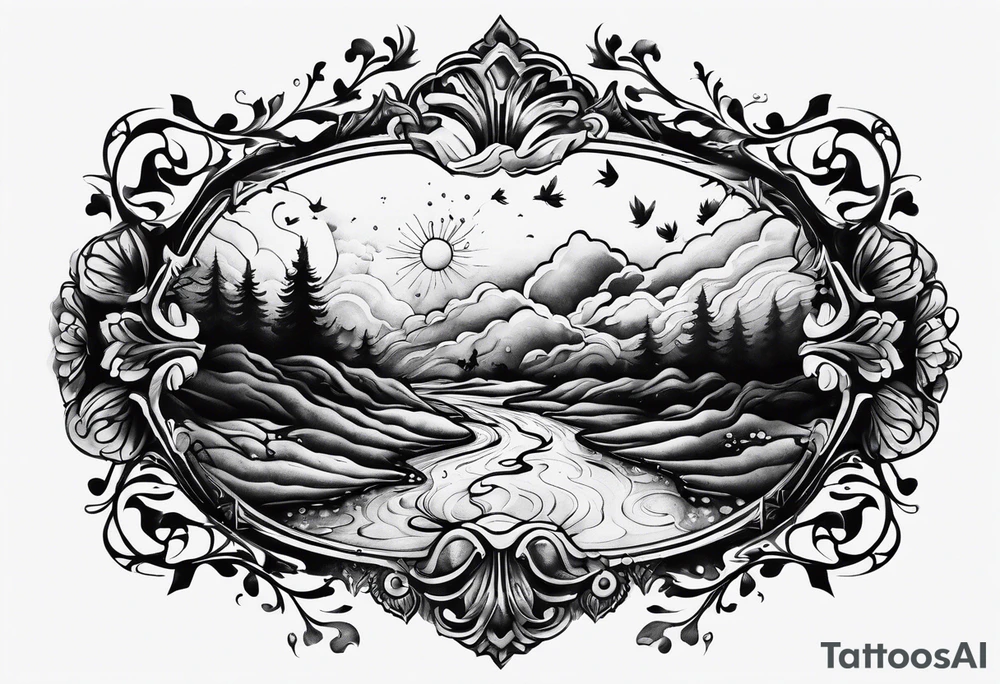 puddle tattoo idea