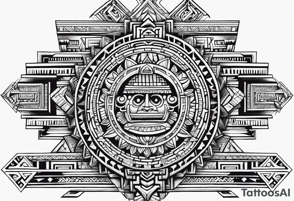 Aztec tattoo idea
