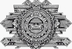 Aztec tattoo idea