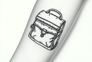 if you want the bag you gotta chase it if not keep lying around then you’ll become a bum tattoo idea