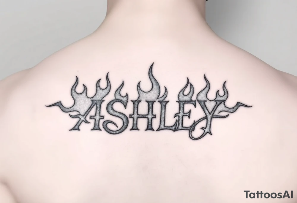 Name
Tattoo: ASHLEY in flames tattoo idea