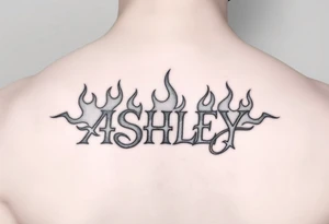 Name
Tattoo: ASHLEY in flames tattoo idea