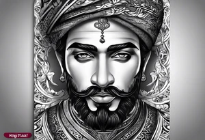 The name محمود and a date 04/12/2019 under it tattoo idea