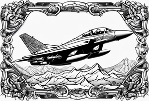 air strike tattoo idea