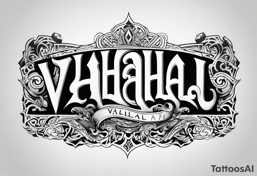 Valhalla mist tattoo idea